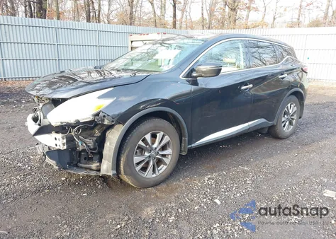 2017 Nissan Murano S из США, поврежденный, VIN 5N1AZ2MHXHN134756